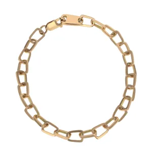 18kt Gold Pop Top Cut Out Bracelet