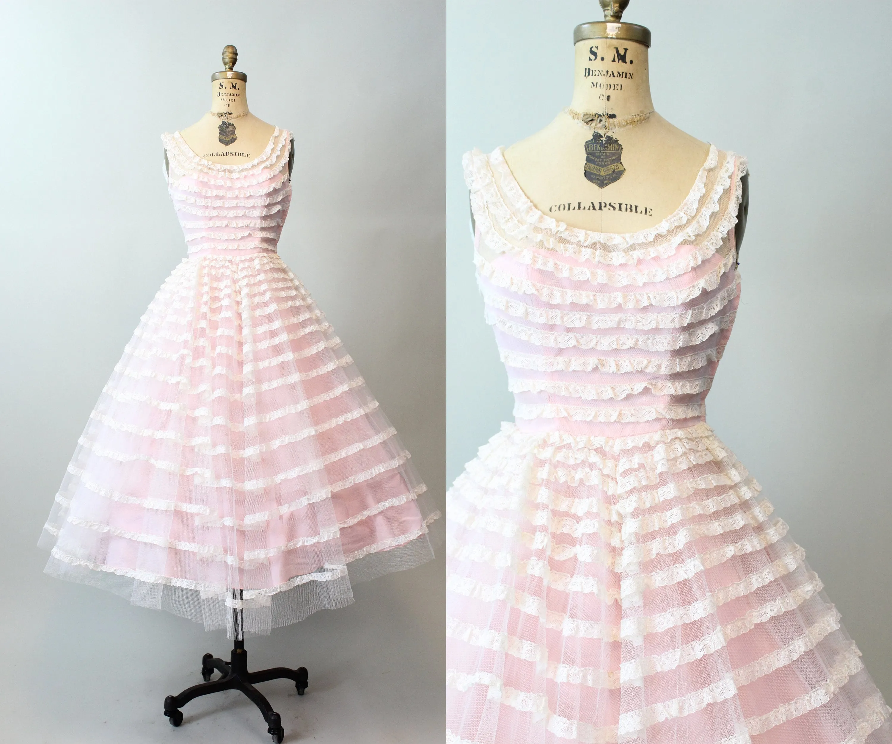 1950s CUPCAKE lace tulle dress xs  | new spring summer