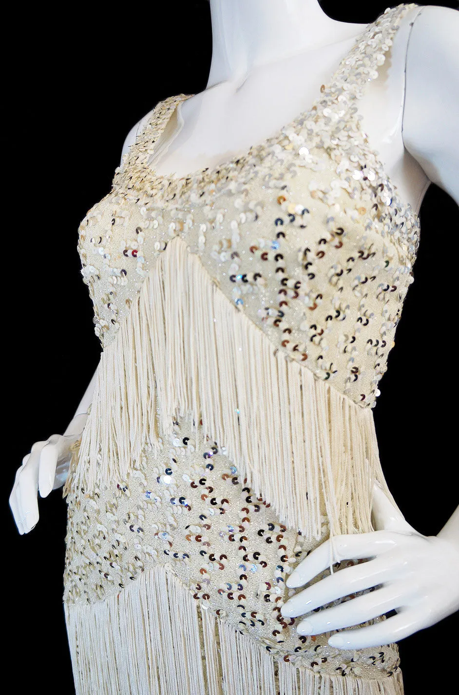 1960s Sequin & Fringe Lilli Diamond