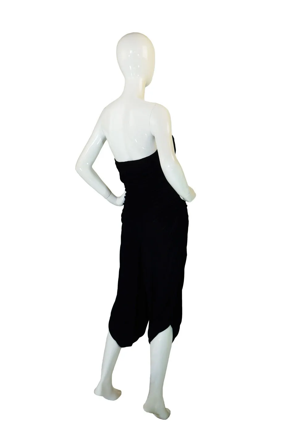 1980s Vicky Tiel Strapless Jumpsuit