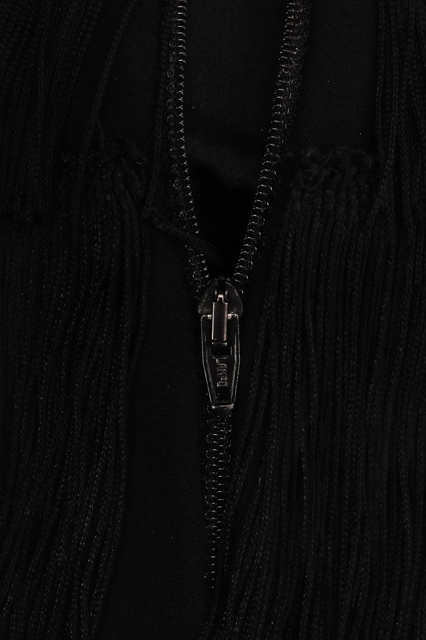 1990s Couture Fringe Flapper Dress
