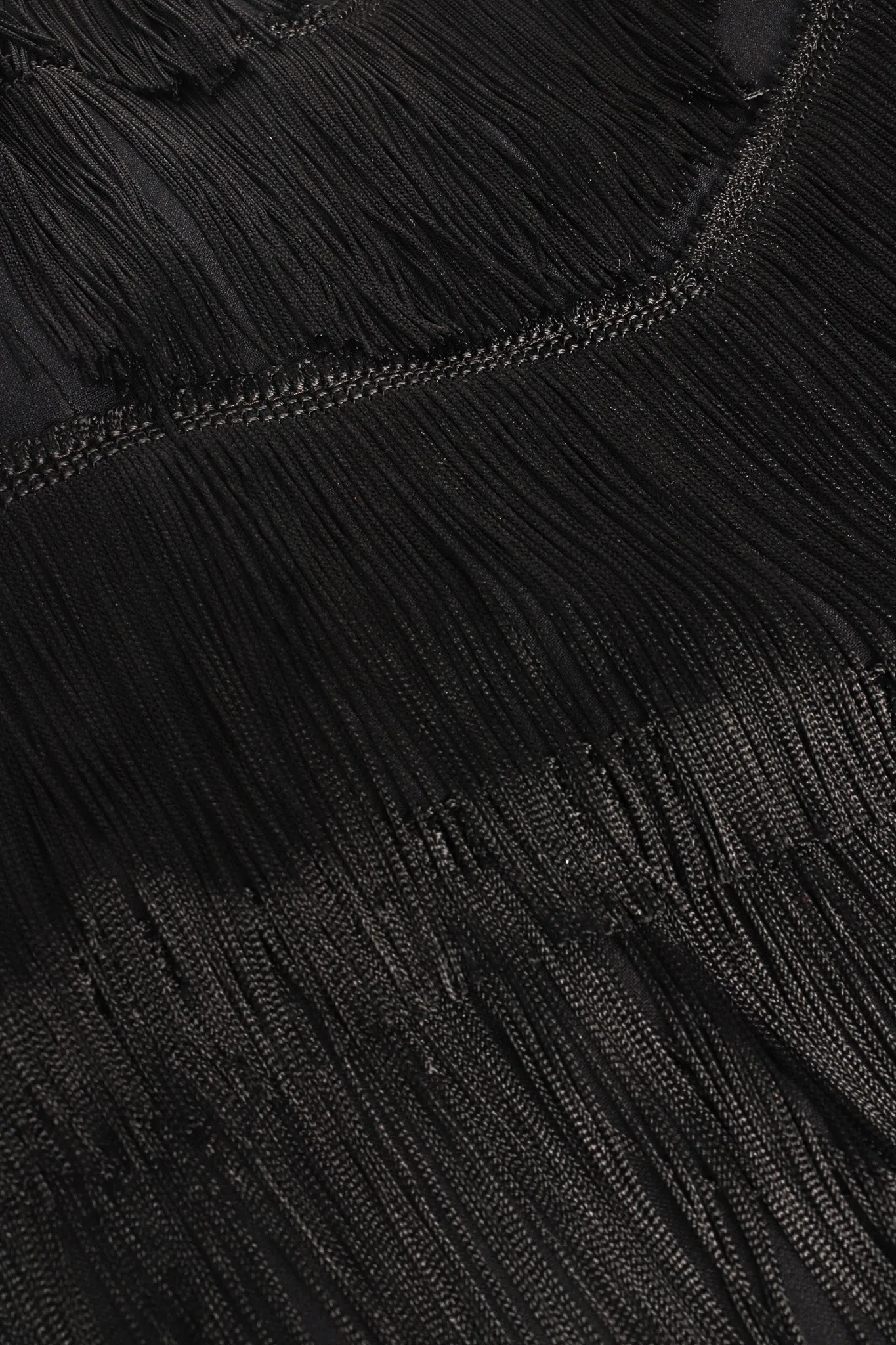 1990s Couture Fringe Flapper Dress