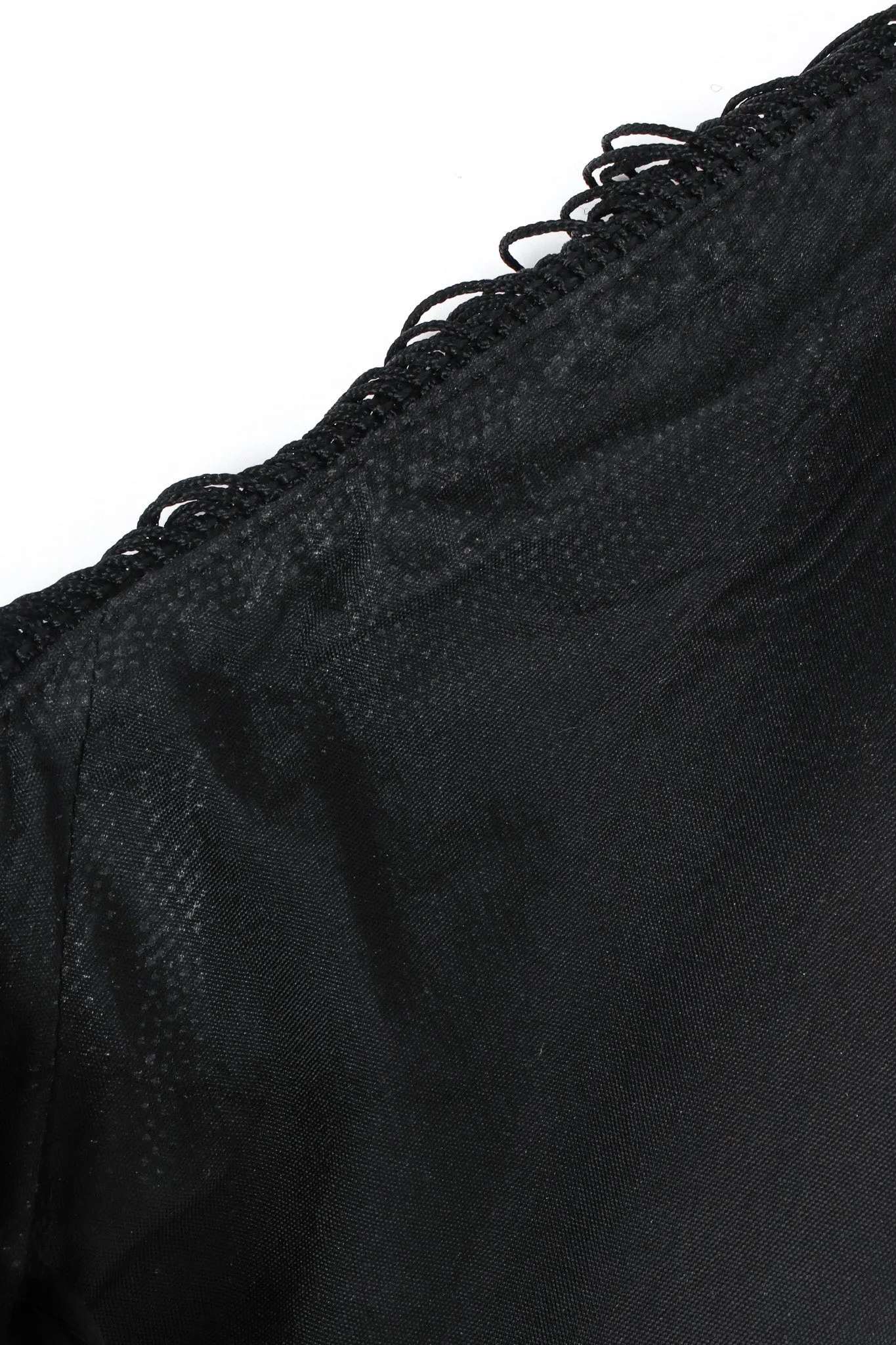 1990s Couture Fringe Flapper Dress