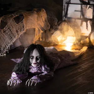 5 Ft. Animated Crawling Creepy Woman