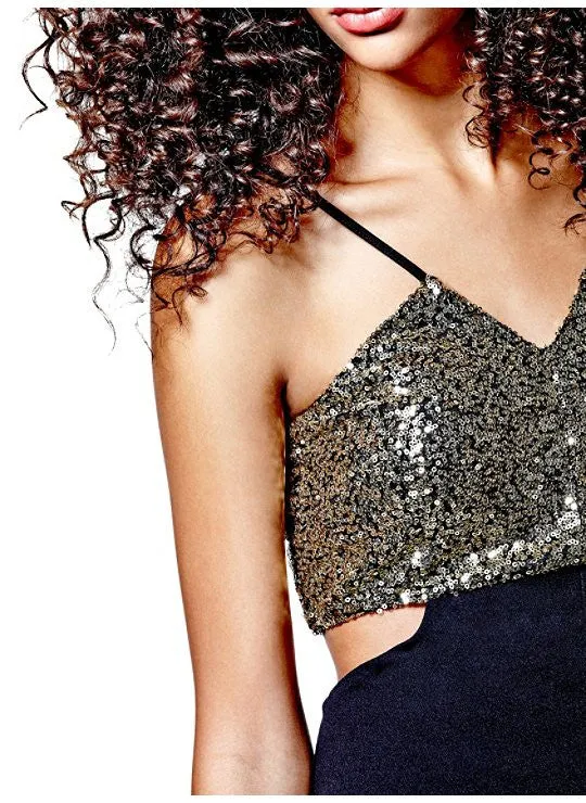 (A) Guess Sequin Jumpsuit/ Woman's Designer Clothing