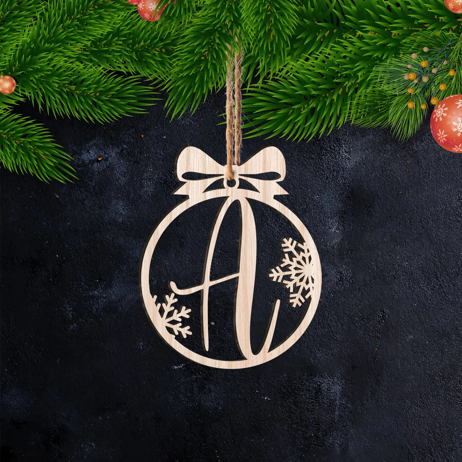 A Letter - Ornament Cut out 21 - PT97