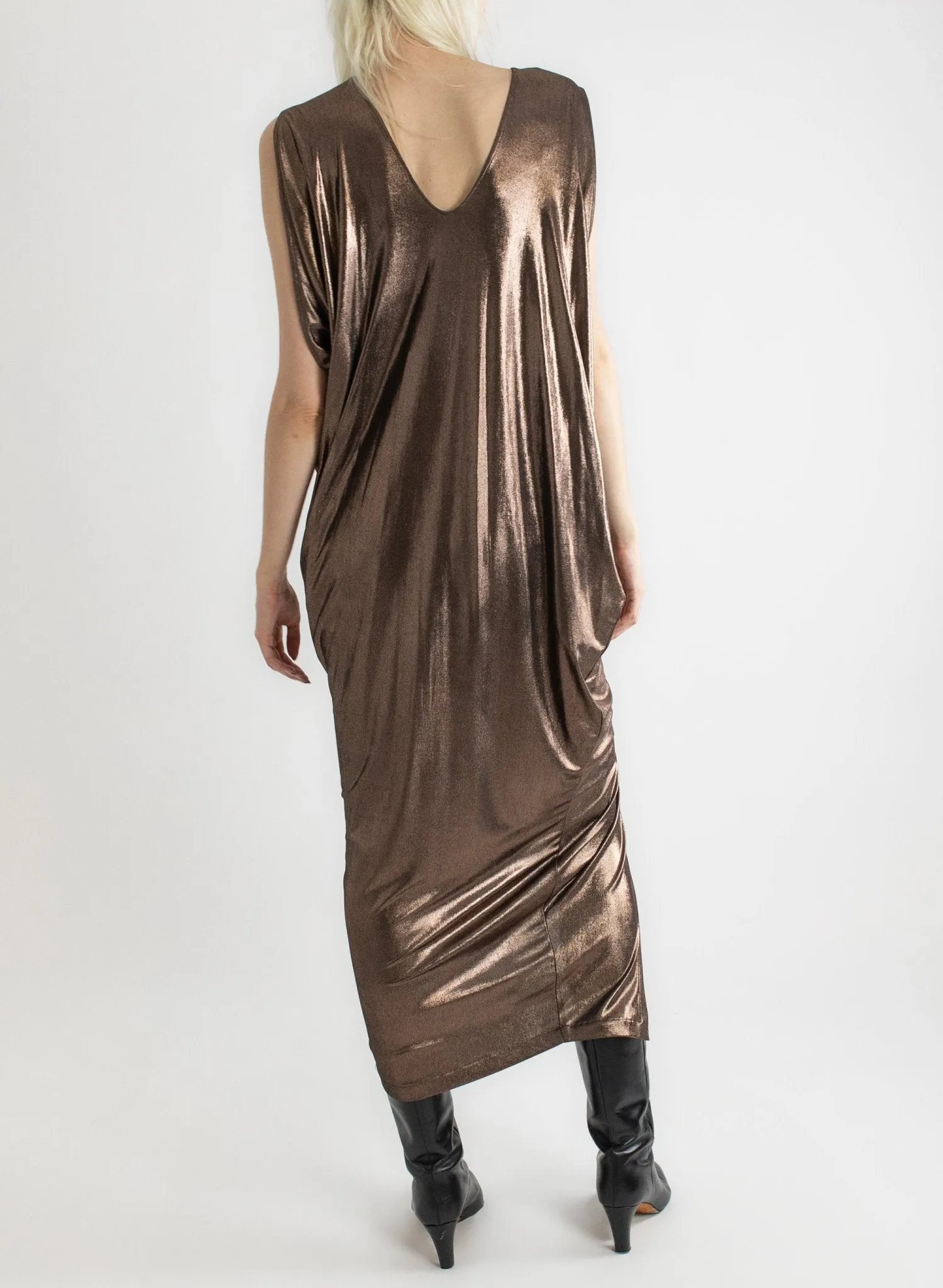Airflow Gown - Gold Liquid