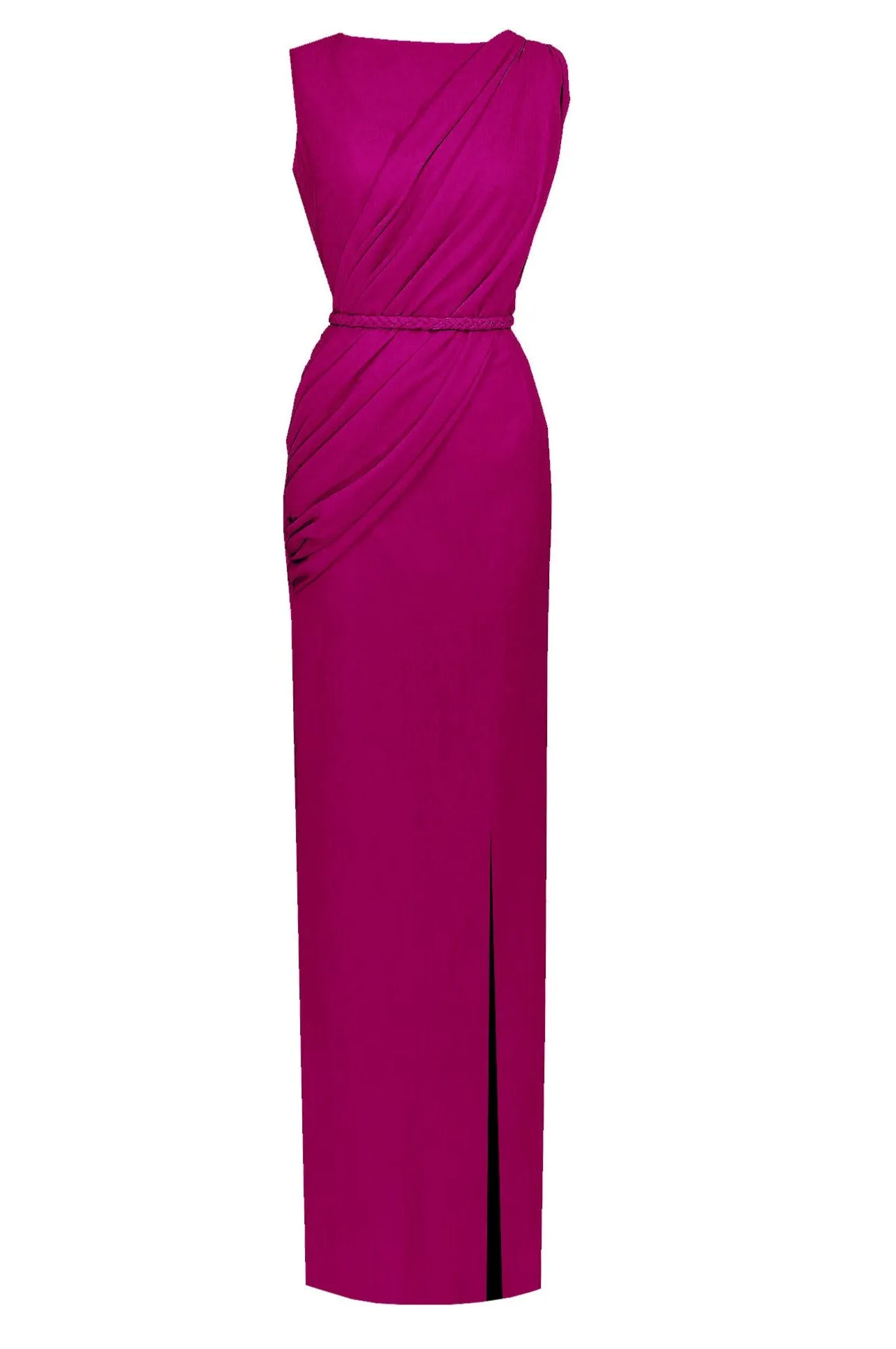 Alexia Draped Column Gown - All Colors
