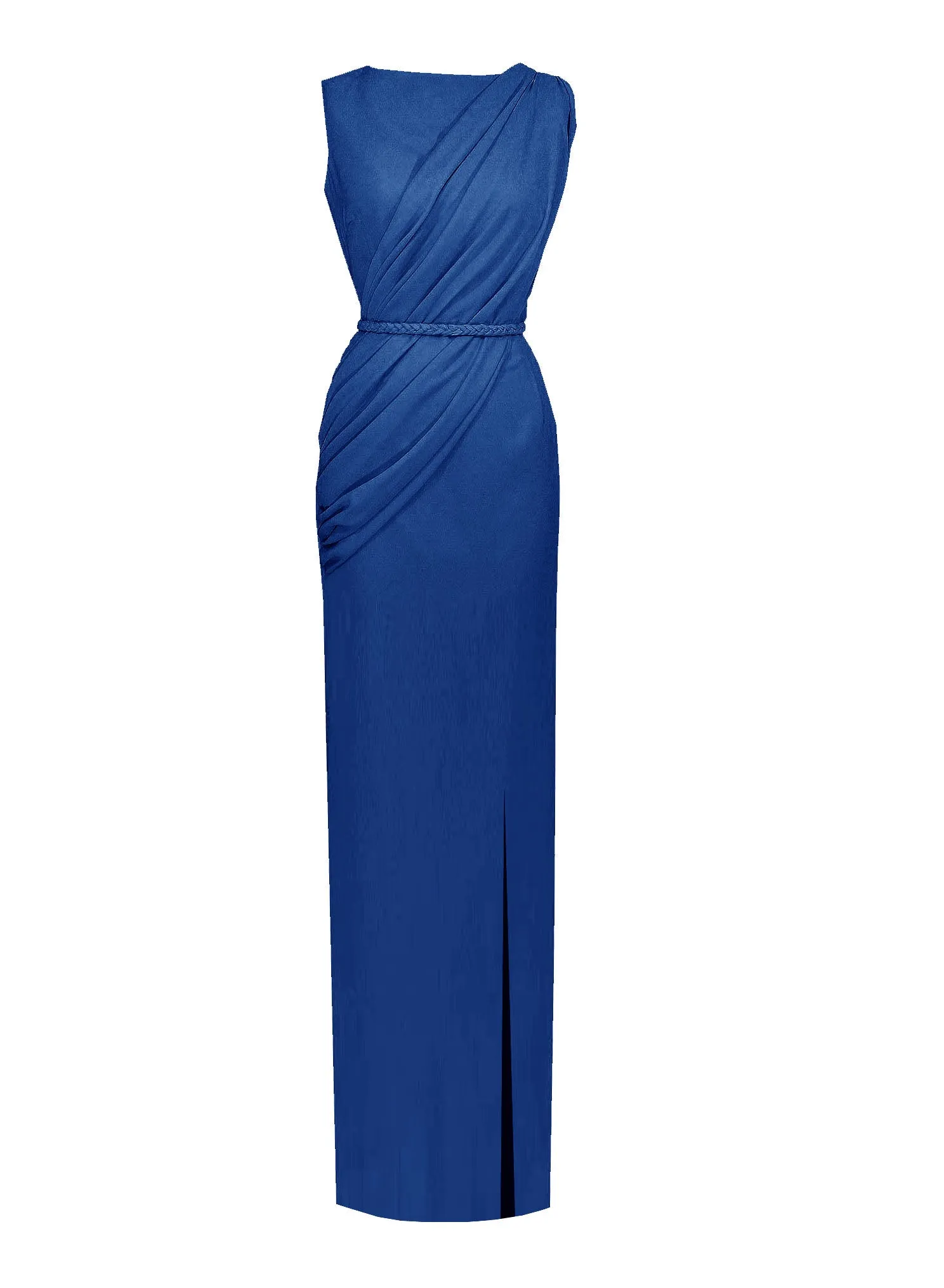 Alexia Draped Column Gown - All Colors