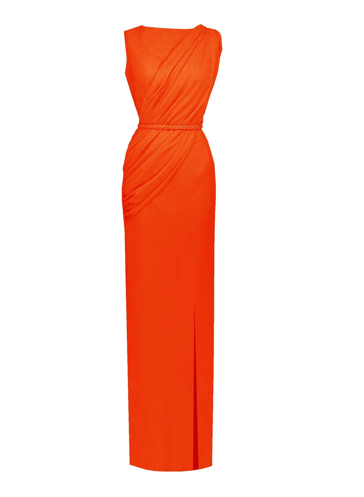 Alexia Draped Column Gown - All Colors