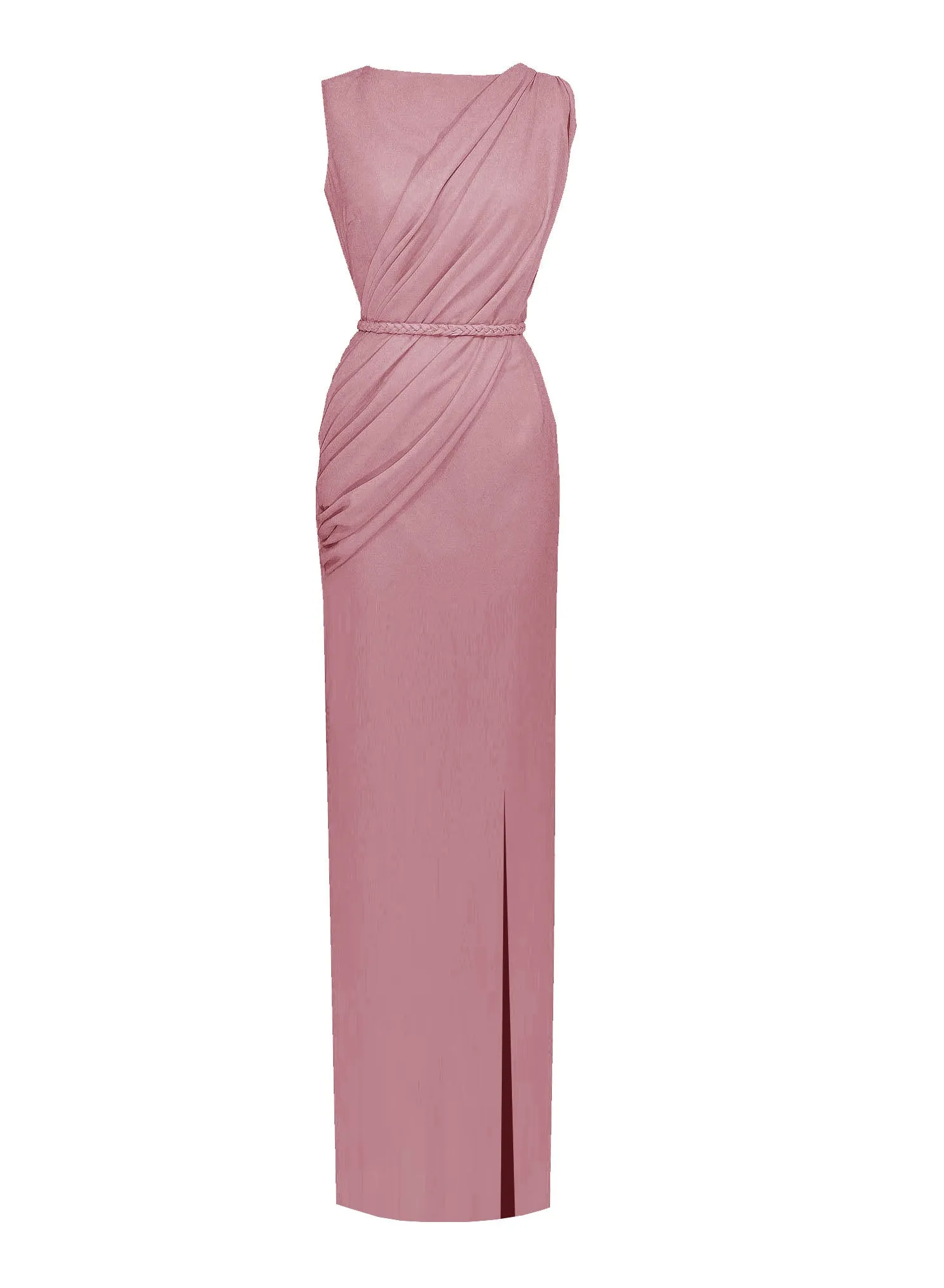 Alexia Draped Column Gown - All Colors