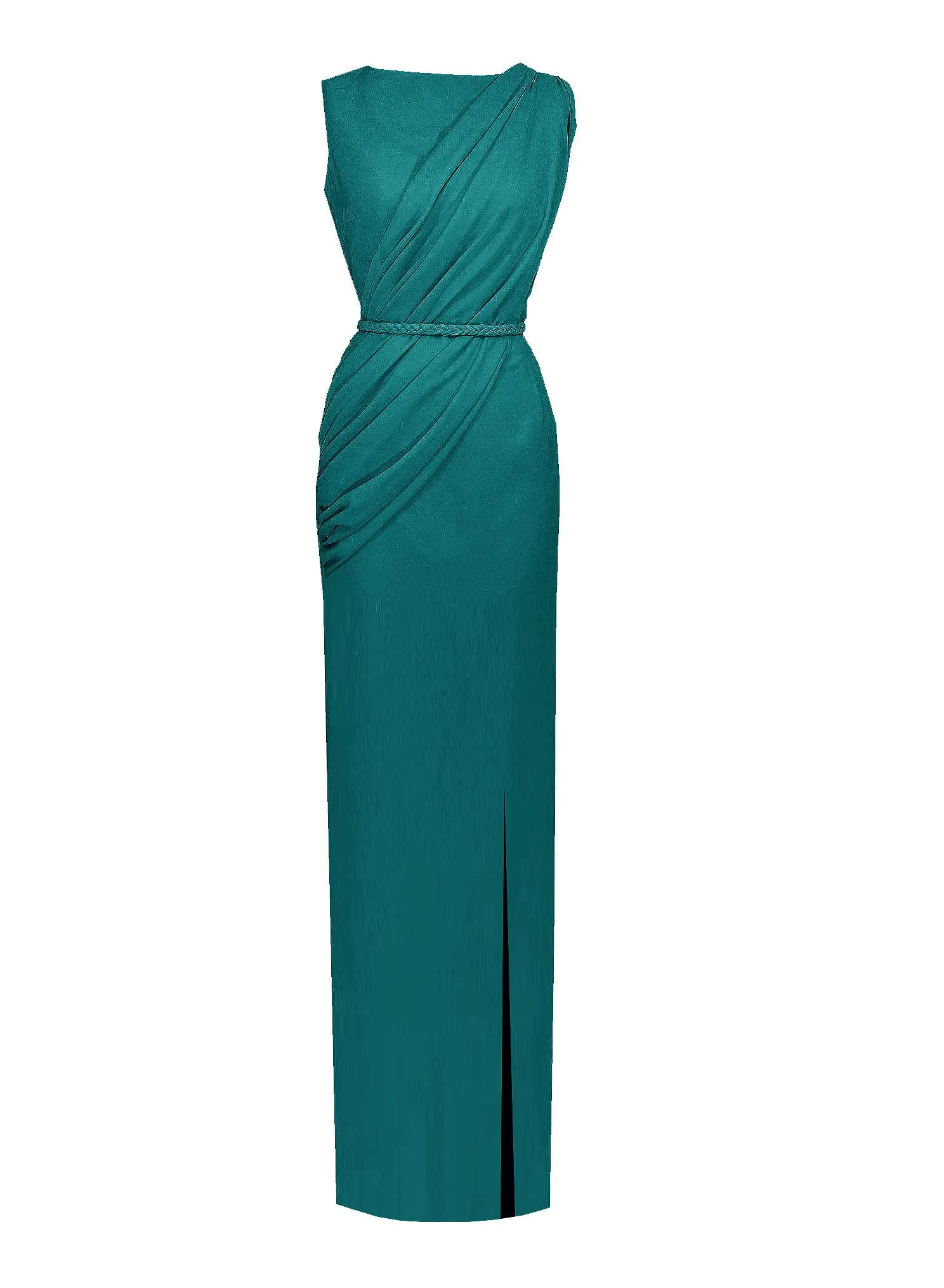 Alexia Draped Column Gown - All Colors
