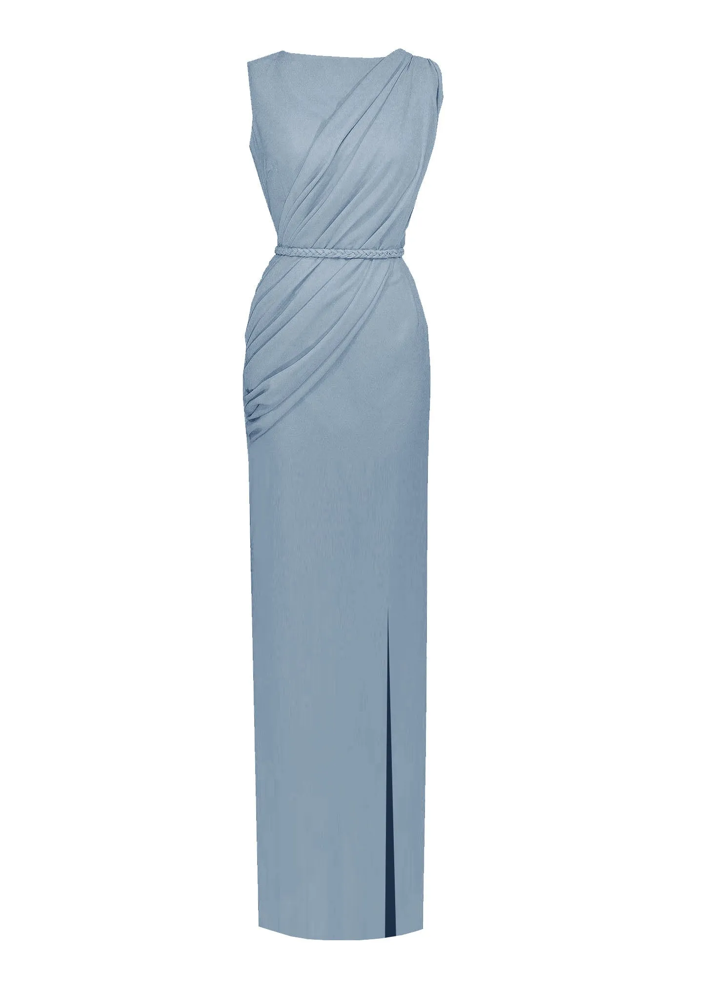 Alexia Draped Column Gown - All Colors