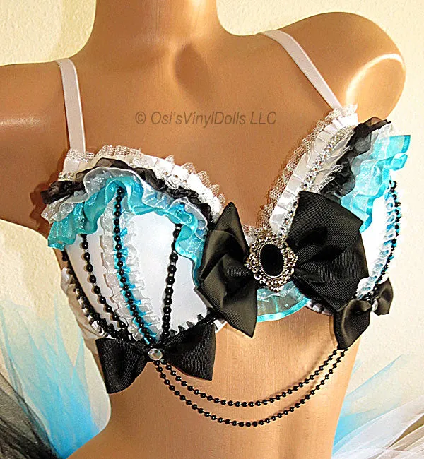 Alice in Wonderland Rave Bra