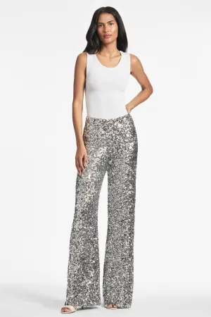Alli Pant - Silver Sequins - Final Sale