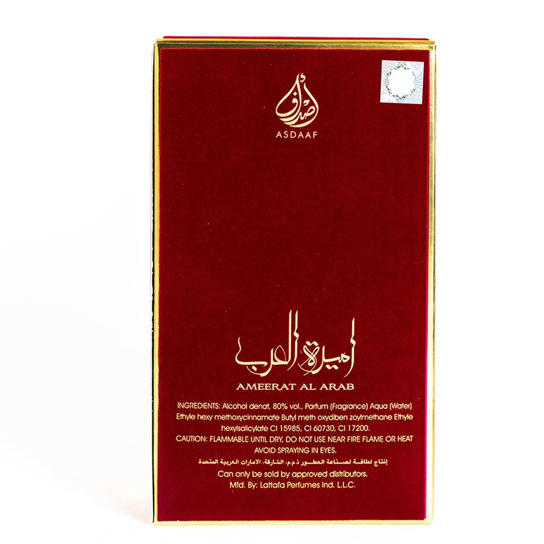 AMEERAT AL ARAB EDP For Unisex by Asdaaf, 100ml