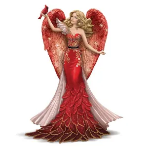 Angel Wings of Peace with Cardinal