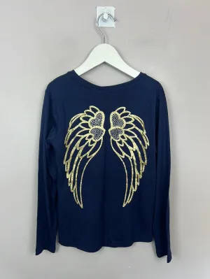Angels Face Christine Navy top 8-9y bnwt