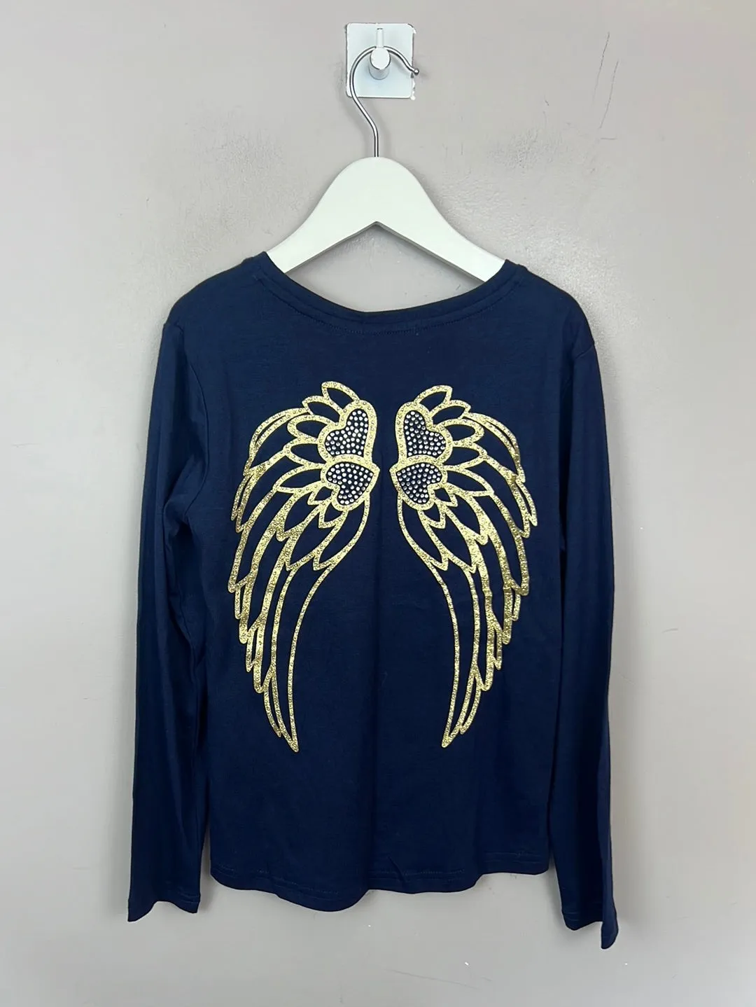 Angels Face Christine Navy top 8-9y bnwt