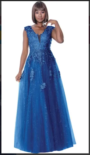 Annabelle Dress 8882 Sleeveless Elegant Long Flowing Special Occasion Gown