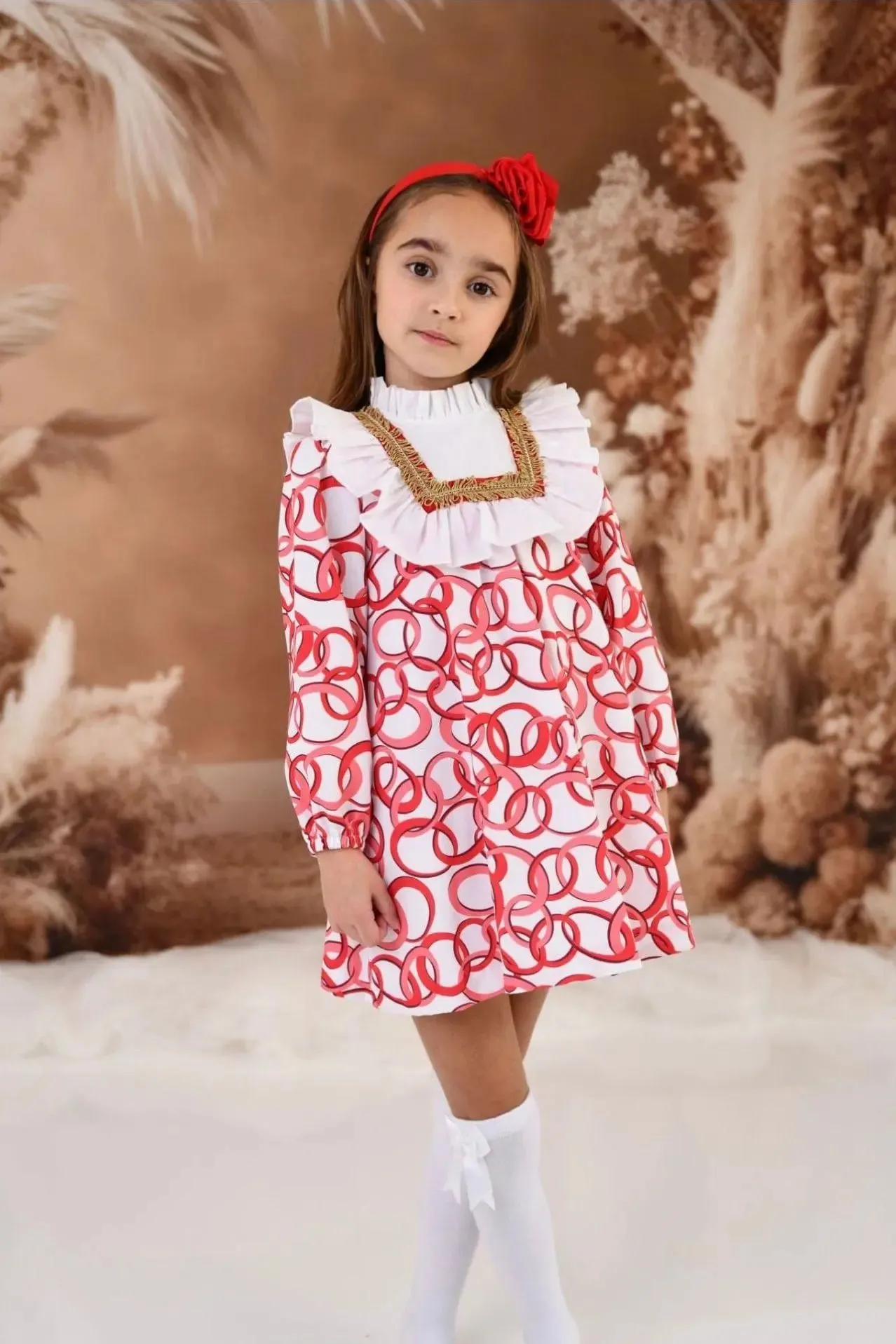 AW24 Rochy Girls Bubble Fringe Dress