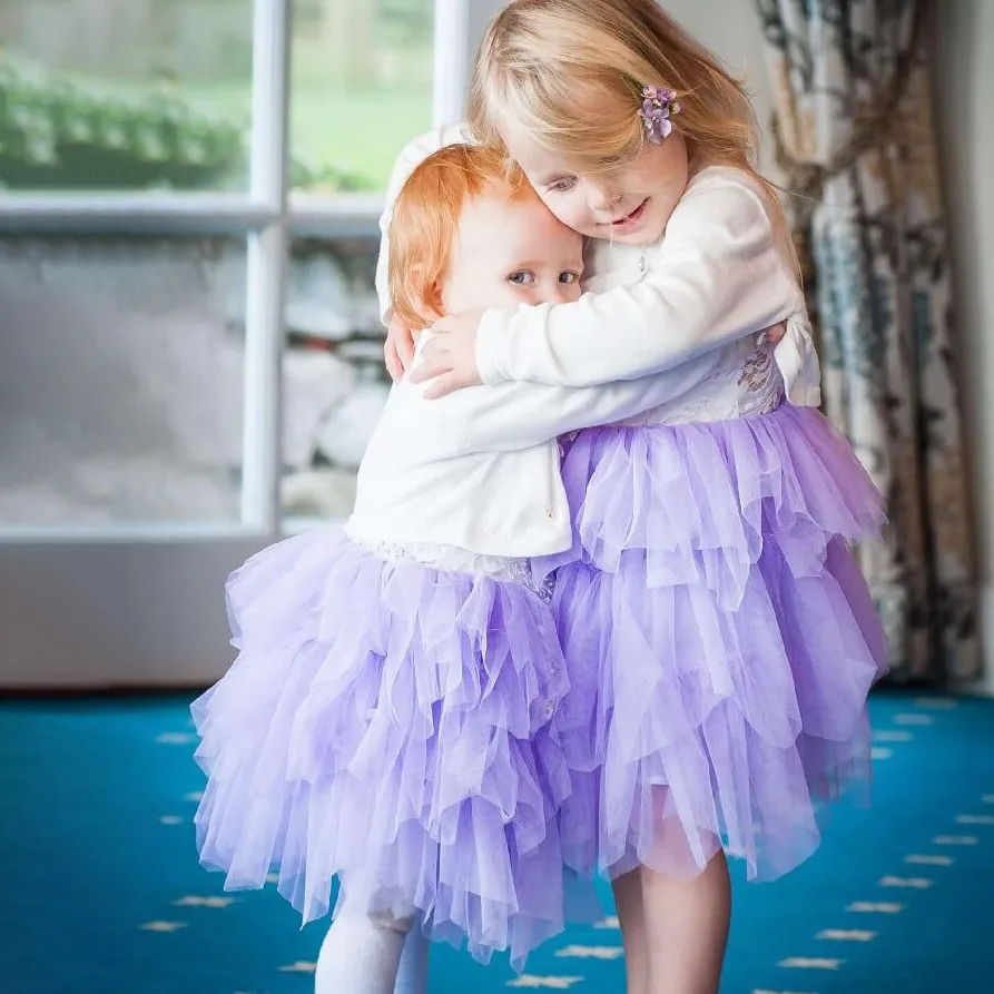 Baby Boho Dreams Dress - Lilac Applique