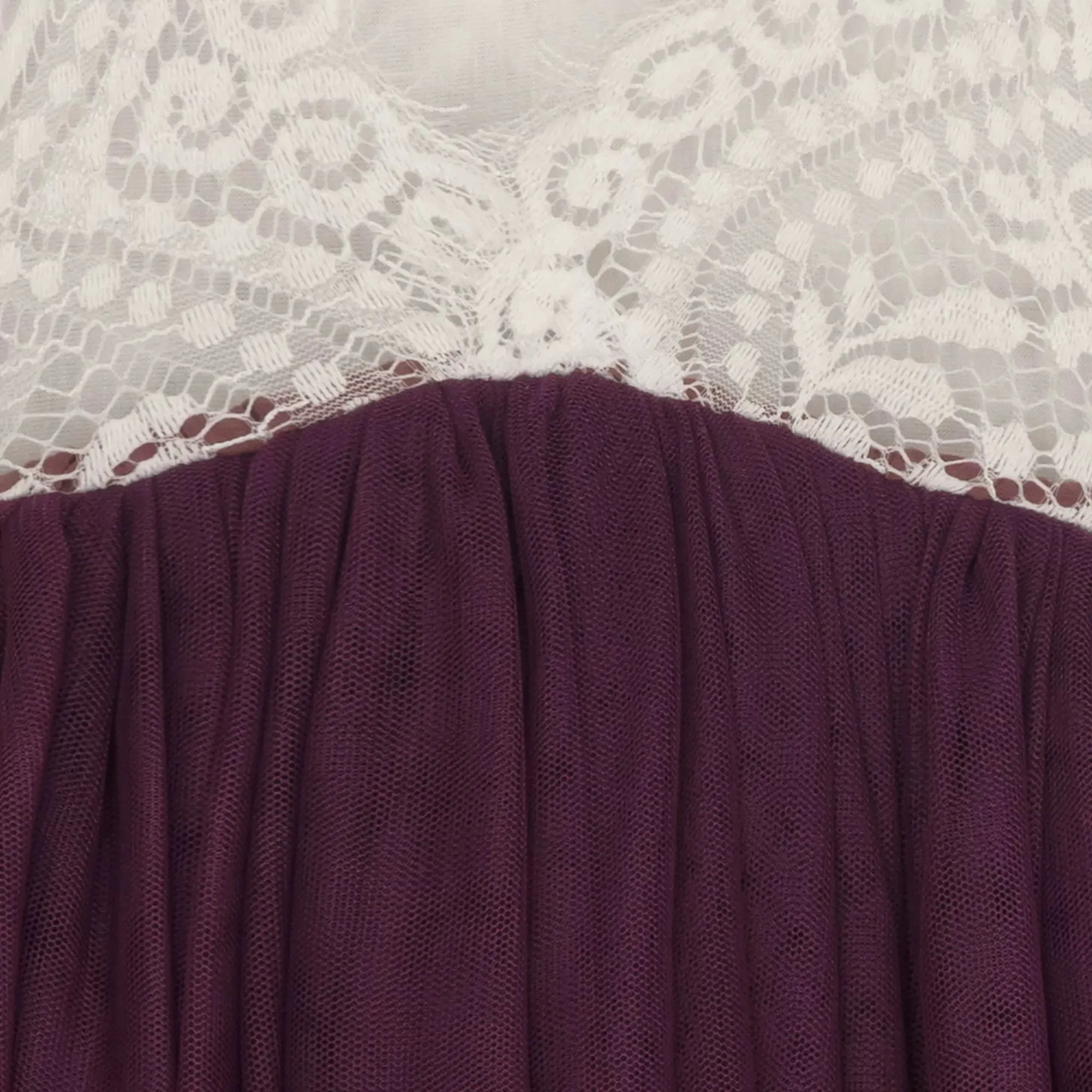 Baby Boho Dreams Dress -  Purple Plum Applique