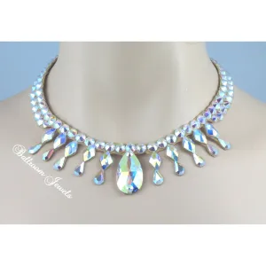 Ballroom Necklace Pear fringe