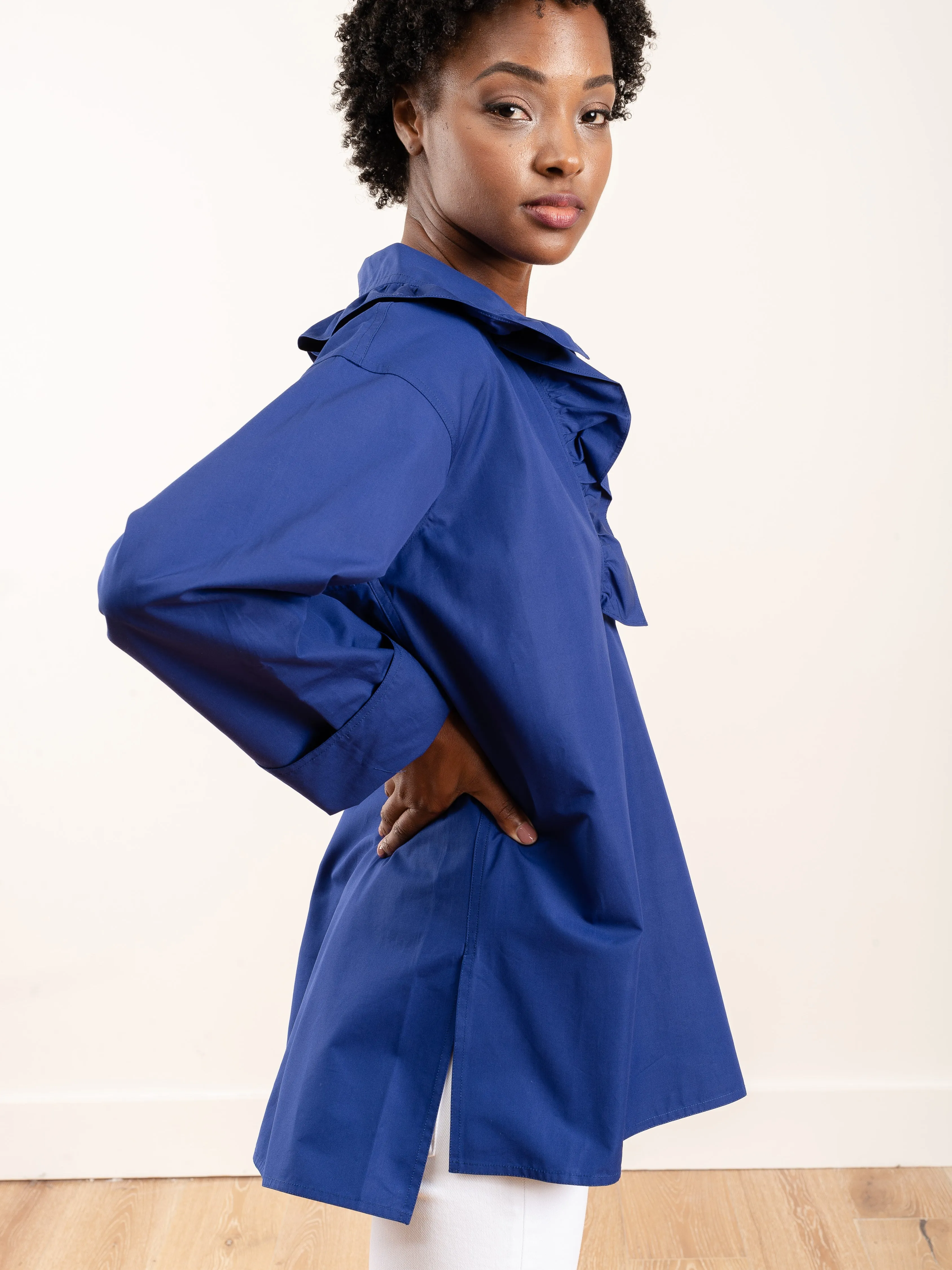 balmoral top - cobalt