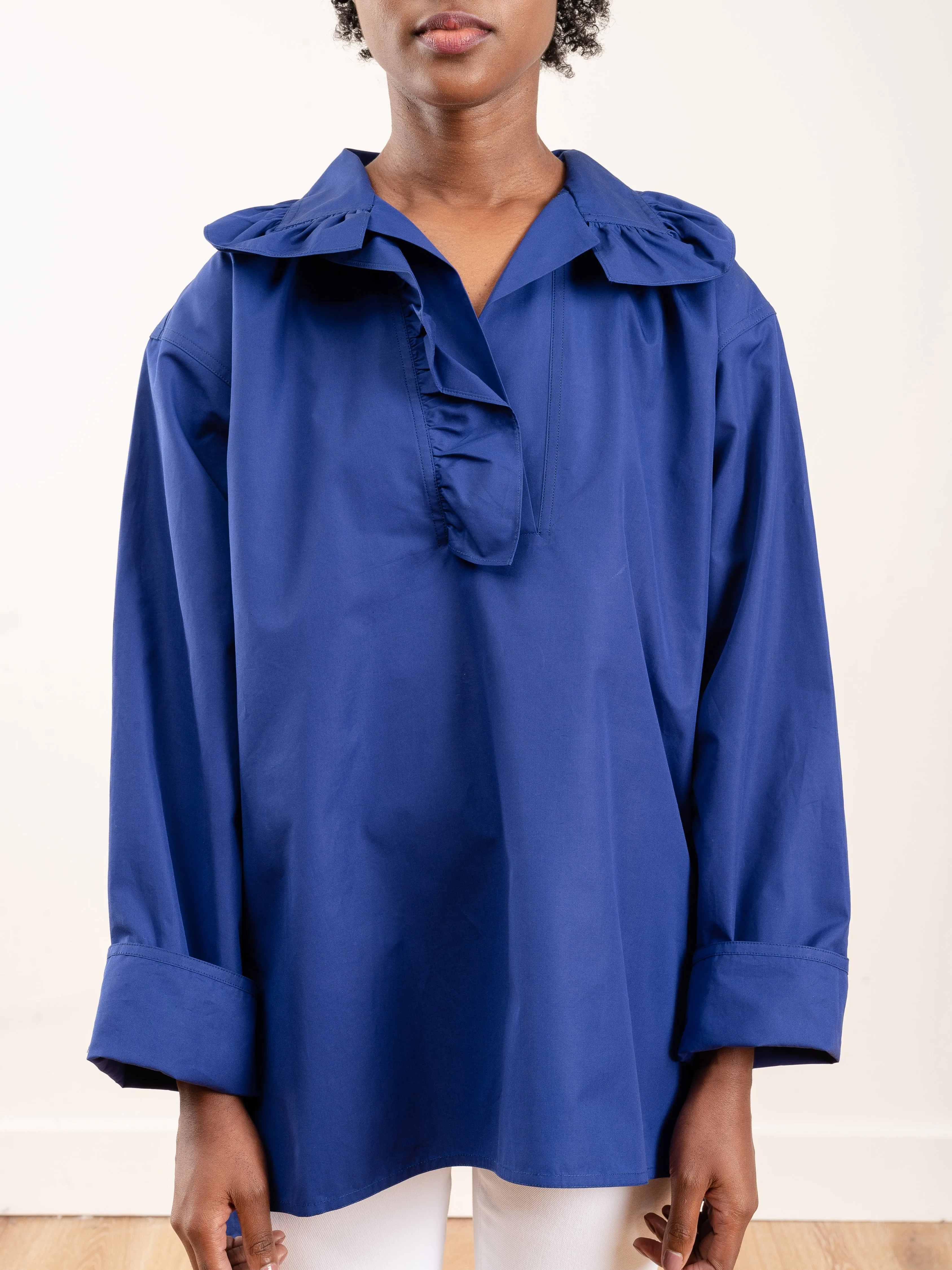 balmoral top - cobalt