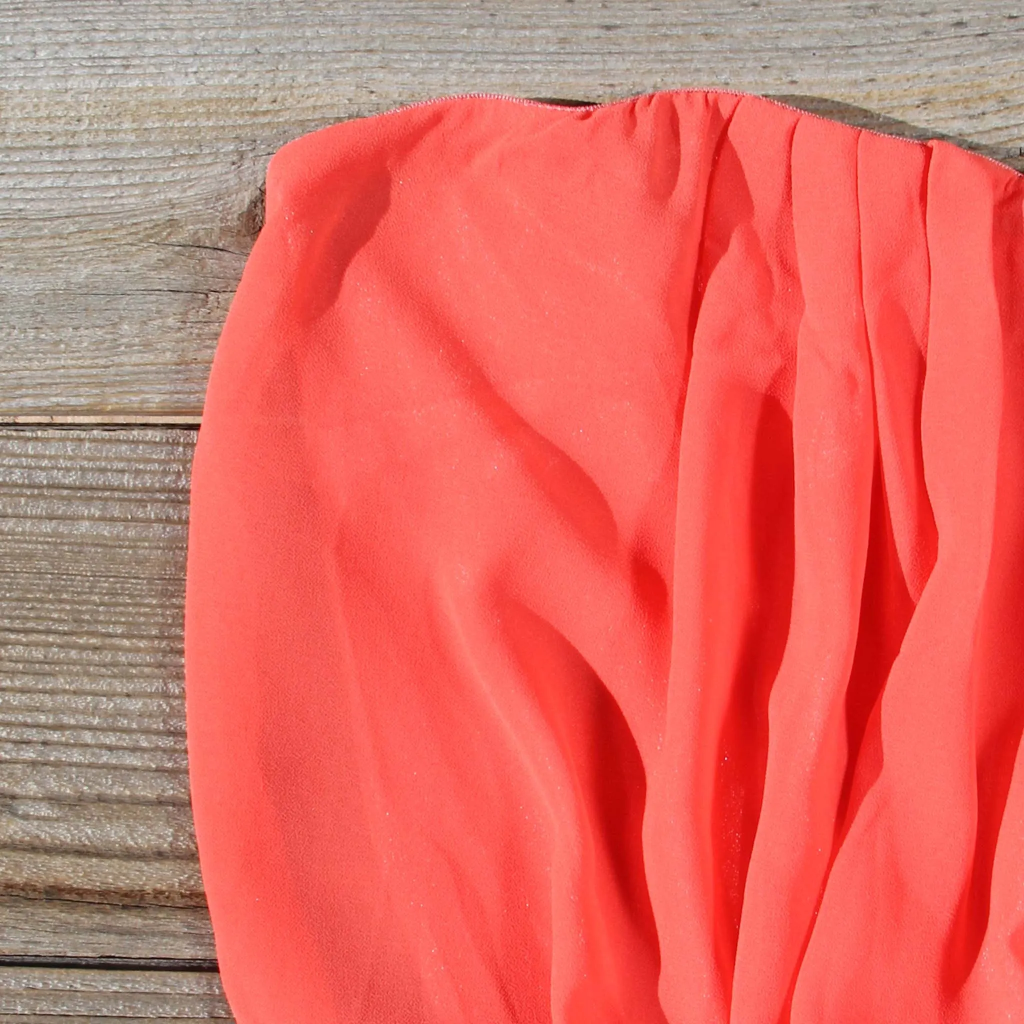 Bewilder Lace Dress in Coral