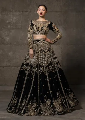 Black Bridal Lehnga Choli for Wedding #N7050