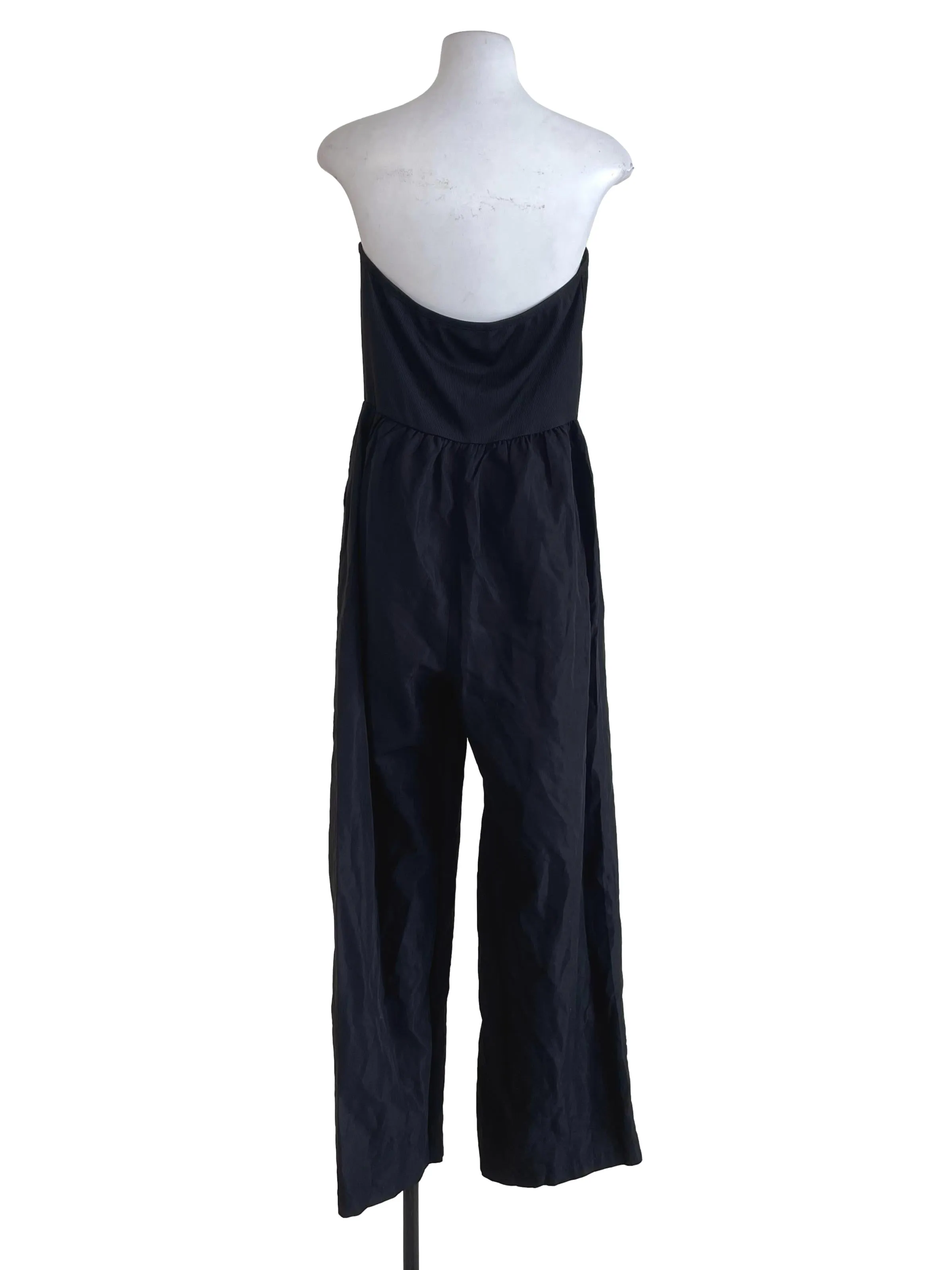Black Strapless Jumpsuit