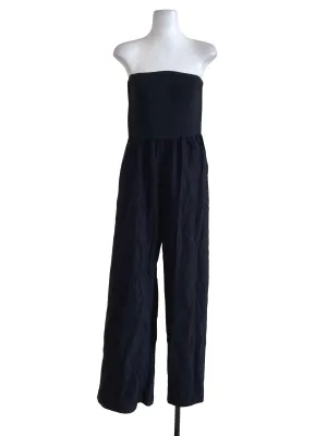 Black Strapless Jumpsuit