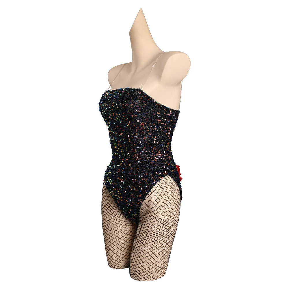 Blonde - Marilyn Monroe Cosplay Costume Bunny Girls Jumpsuit Hat Outfits Halloween Carnival Suit
