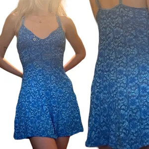 Blue Lace Slip