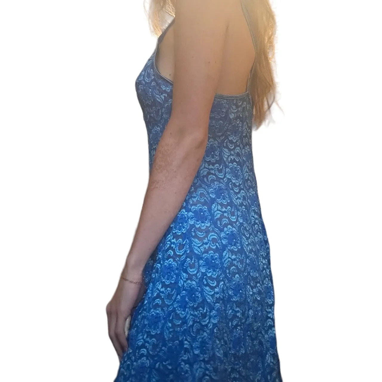 Blue Lace Slip