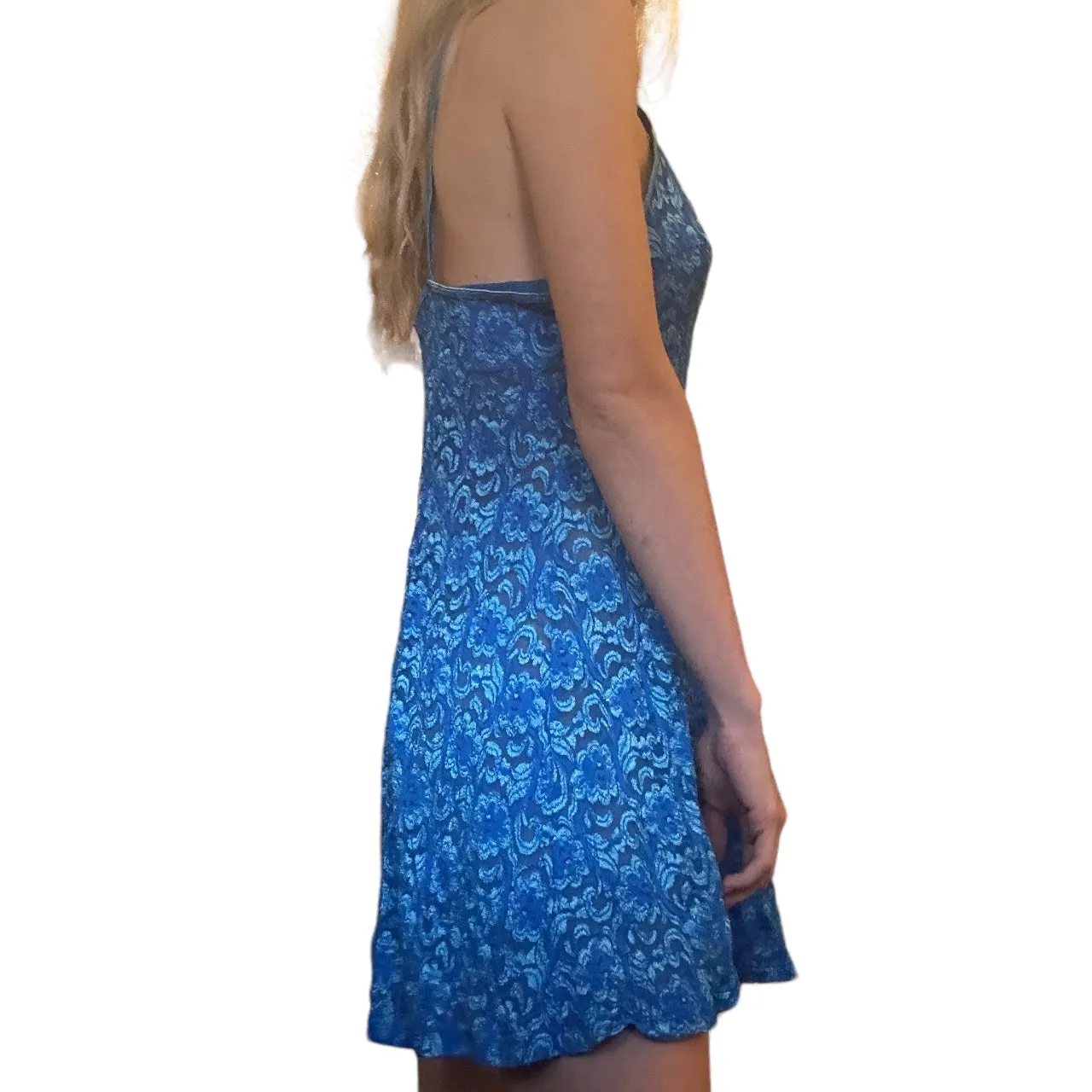 Blue Lace Slip
