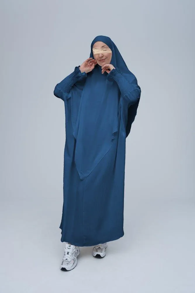 Blue Pristine prayer gown for Omrah or prayer
