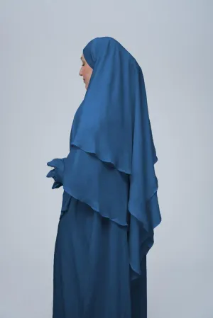Blue Pristine prayer gown for Omrah or prayer