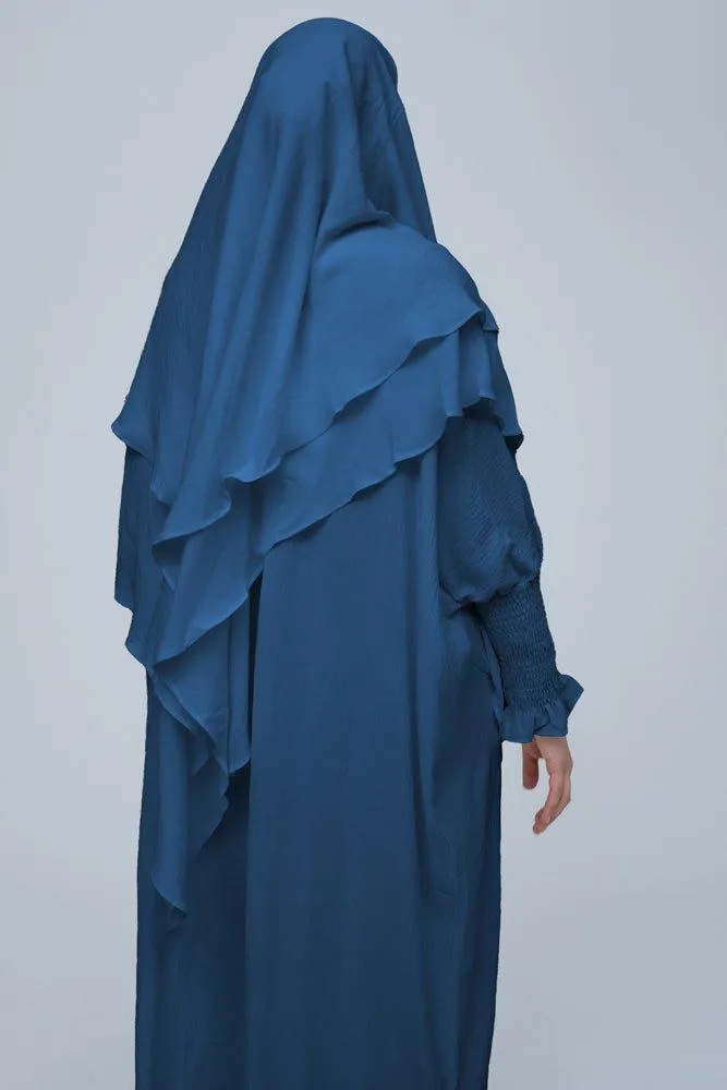 Blue Pristine prayer gown for Omrah or prayer