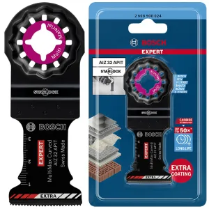 Bosch EXPERT Multi Tool Blade Starlock 32mm x 40mm Carbide Technology AIZ 32 APIT MultiMax