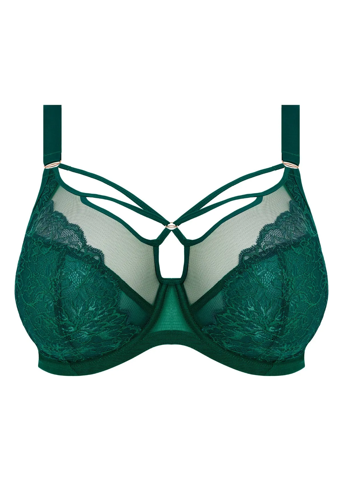 Brianna Underwired Plunge Bra In Rainforest - Elomi