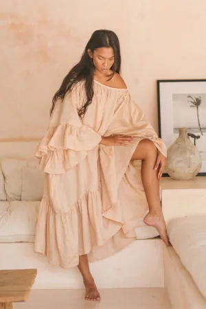 Brida Linen Gown Long