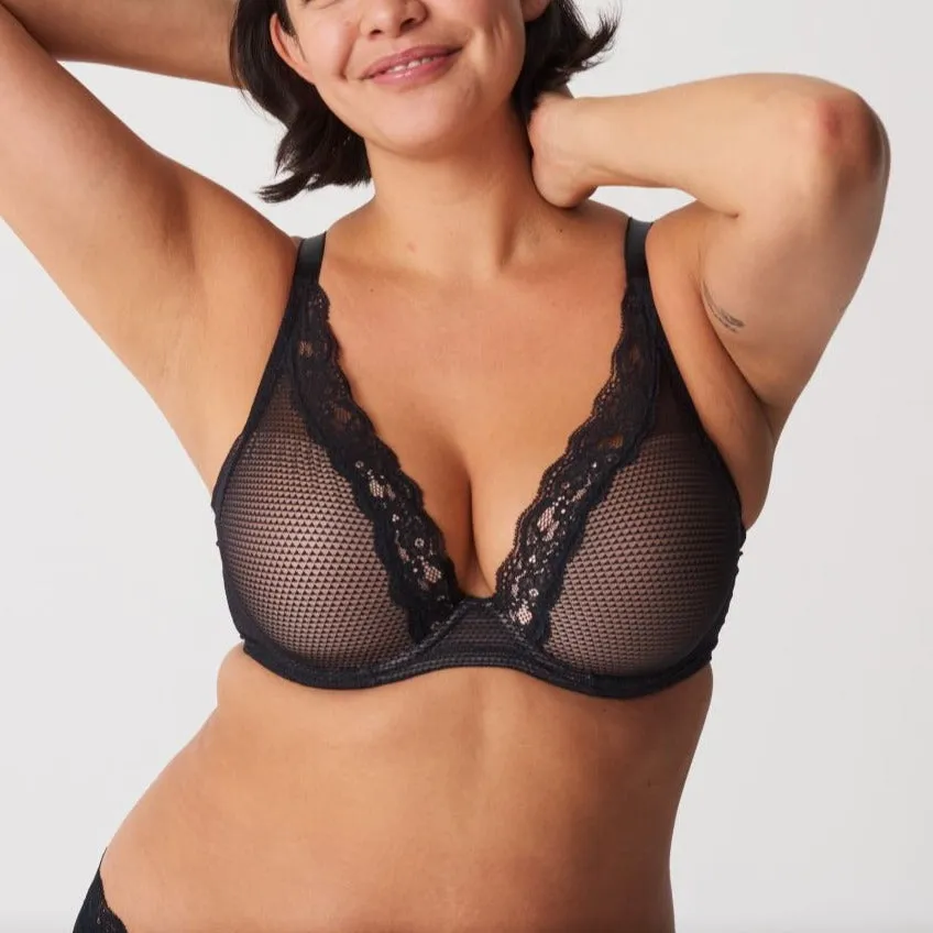 Brooklyn Plunge Bra In Black - Passionata
