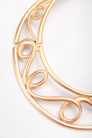 Brushed Swirl Cage Collar
