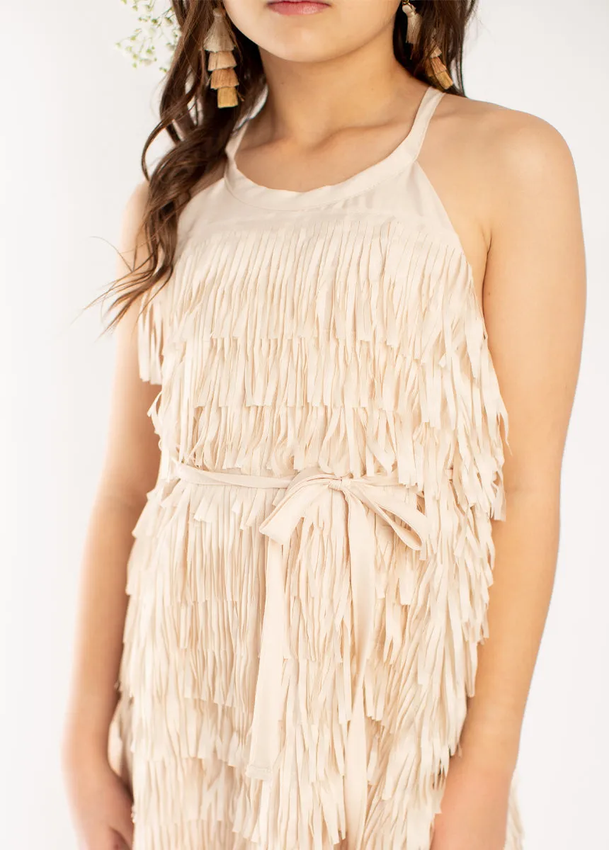 Caleo Dress in Ecru