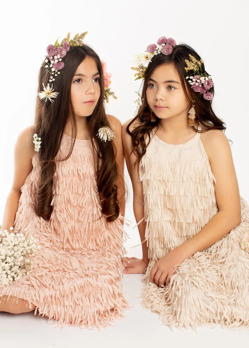 Caleo Dress in Ecru
