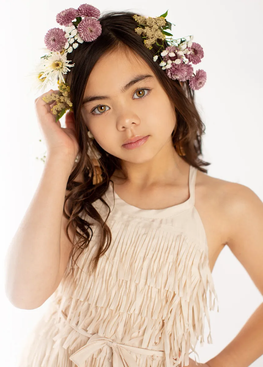 Caleo Dress in Ecru