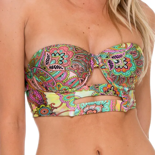 CALLEJERA - Cut Out Corset Top